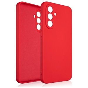 Etui Beline Silicone do Samsung A56 5G   czerwony
