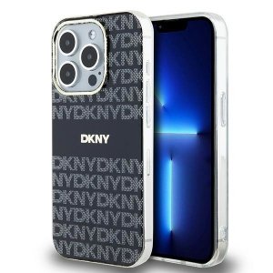 DKNY DKHMP15XHRHSEK iPhone 15 Pro Max6.7 czarny/black hardcase IML Mono & Stripe MagSafe