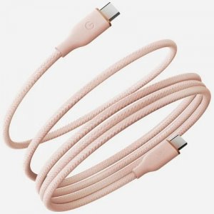 Kabel Energea Helix 60 USB-C do USB-C    magnetyczny 480Mbps 60W 1.5m różowy