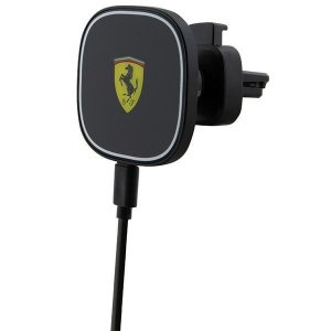 Ferrari uchwyt indukcyjny 15W FECHMGLK do kratki czarny/black MagSafe