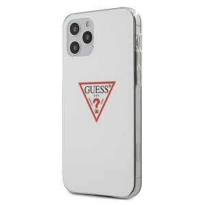 Guess GUHCP12MPCUCTLWH iPhone 12/12 Pro 6,1 biały/white hardcase Triangle Collection