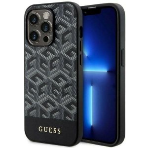 Guess GUHMP14XHGCFSEK iPhone 14 Pro Max 6.7 czarny/black hardcase GCube Stripes MagSafe