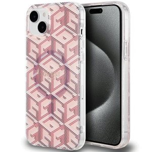 Guess GUHMP15MHGCUSTGP iPhone 15 Plus / 14 Plus 6.7 różowy/pink hardcase IML GCube MagSafe