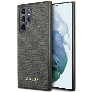 Guess GUHCS24LG4GFGR S24 Ultra S928 czarny/black hardcase 4G Metal Gold Logo