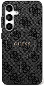 Etui Guess 4G Ring Classic Logo MagSafe  do Samsung Galaxy S25 FE czarny