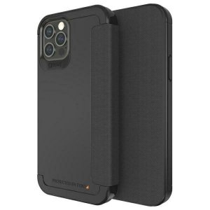 Etui Gear4 D3O Wembley Flip Wallet do    iPhone 12 / 12 Pro czarny/black