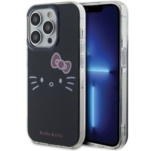Hello Kitty HKHCP15LHKHLK iPhone 15 Pro 6.1 czarny/black hardcase IML Kitty Face