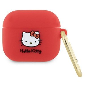 Hello Kitty HKA33DKHSF Airpods 3 cover fuksja/fuschia Silicone 3D Kitty Head
