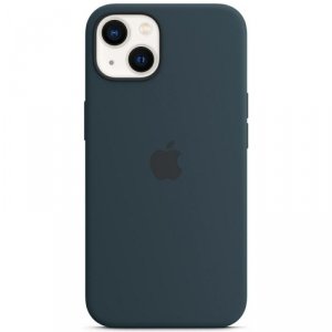 Etui Apple MM293ZM/A iPhone 13 6,1 MagSafe błękitna toń/abyss blue Silicone Case
