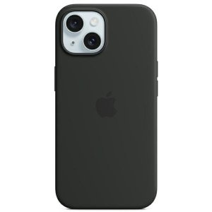 Etui Apple MT0J3ZM/A iPhone 15 / 14 / 13 6.1 MagSafe czarny/black Silicone Case