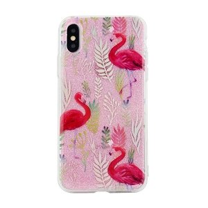 Etui Pattern iPhone 5/5S/SE wzór 5 (flamingos pink)