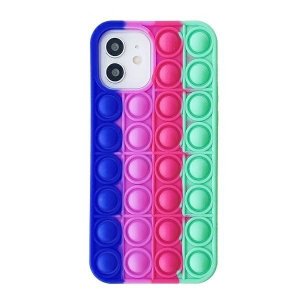 Etui Anti-Stress iPhone X/Xs BOX granat/róż/malina/pistacja