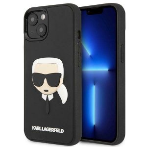 Karl Lagerfeld KLHCP14MKH3DBK iPhone 14 Plus / 15 Plus 6,7 czarny/black hardcase 3D Rubber Karl`s Head