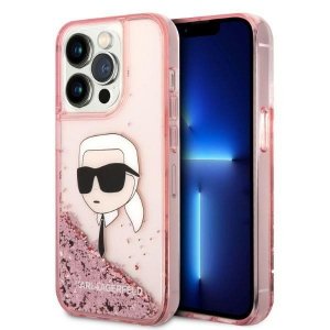 Karl Lagerfeld KLHCP14XLNKHCP iPhone 14 Pro Max 6,7 różowy/pink hardcase Glitter Karl Head