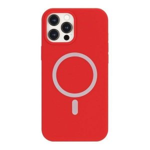Mercury MagSafe Silicone iPhone 12 Pro Max 6.7 czerwony/red