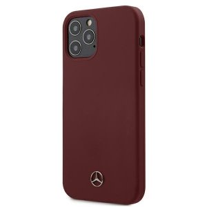 Mercedes MEHCP12MSILRE iPhone 12/12 Pro 6,1 czerwony/red hardcase Silicone Line
