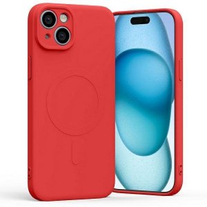 Mercury MagSafe Semi-Silicone iPhone 15 Plus / 14 Plus 6,7 czerwony /red