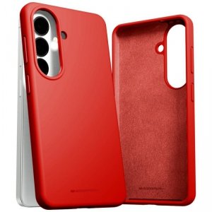 Etui Mercury Silicone do Samsung Galaxy  S26 czerwony