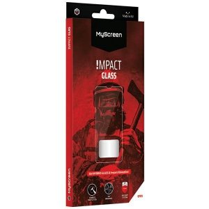 MS ImpactGLASS iPhone 14 Pro 6,1 czarny/black Antyuderzeniowe szkło hybrydowe 8H