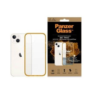 PanzerGlass ClearCase iPhone 13 / 14 / 15 6.1 Antibacterial Military grade Tangerine 0333