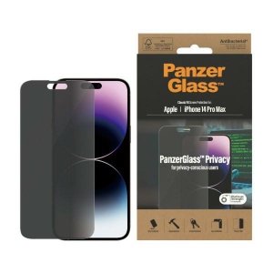 PanzerGlass Classic Fit iPhone 14 Pro Max 6,7 Privacy Screen Protection Antibacterial P2770