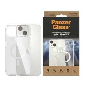 PanzerGlass HardCase iPhone 14 / 15 / 13 6,1 MagSafe Antibacterial Military grade transparent 0409