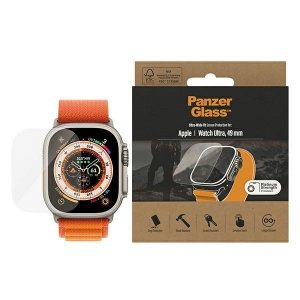 PanzerGlass Ultra-Wide Fit Apple Watch Ultra 49mm Screen Protection Platinium Strength 3680