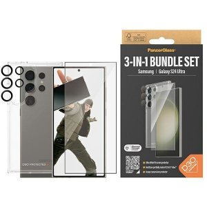 PanzerGlass Bundle 3in1 Sam S24 UltraS928 Hardcase + Screen Protector + Camera Lens B1212+7352