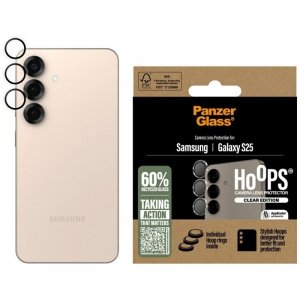 Szkło hartowane na obiektyw PanzerGlass  Hoops Lens Protector do Samsung Galaxy S25 przezroczysty