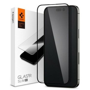 Spigen Glass FC iPhone 14 Pro Max 6,7 szkło hartowane czarna ramka AGL05209