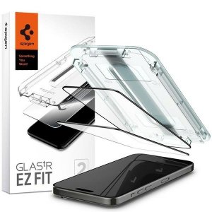 Spigen Glas.TR iPhone 15 Pro Max 6.7 EZ FIT 2 szt. clear szkło hartowane AGL06872