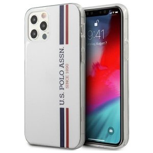 US Polo USHCP12MPCUSSWH iPhone 12/12 Pro 6,1 biały/white Tricolor Collection