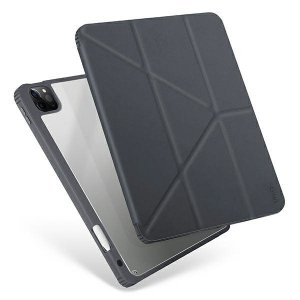 UNIQ etui Moven iPad Pro 12,9 (2021) Antimicrobial szary/charcoal grey