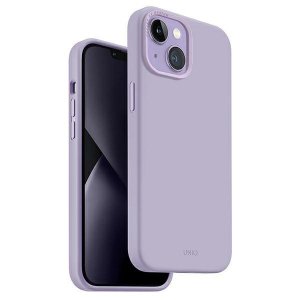 UNIQ etui Lino iPhone 14 Plus / 15 Plus 6.7 lilak/lilac lavender