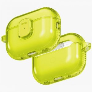 Etui UNIQ Glase Pro do AirPods Pro 3     Lock Case żółty