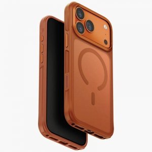 Etui UNIQ Veren do iPhone 17 Pro Max     Magclick Charging pomarańczowy
