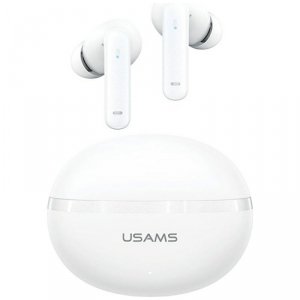 Słuchawki Bluetooth USAMS Echo E02 TWS   ANC+ENC bezprzewodowe biały