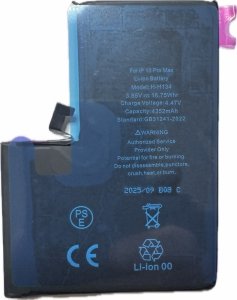 Nowa bateria do iPhone 13 Pro Max 4352mAh Li-Ion OEM High-Cobalt - bez komunikatu