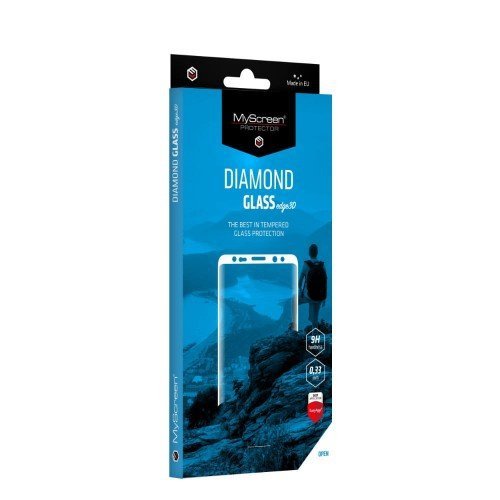 MS Diamond Glass Edge 3D SAM N960F Note 9 czarny/black szkło hartowane