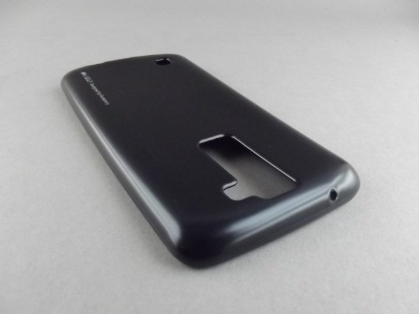 MERCURY iJELLY METAL - ETUI BACK COVER LG K3 (black metalic)