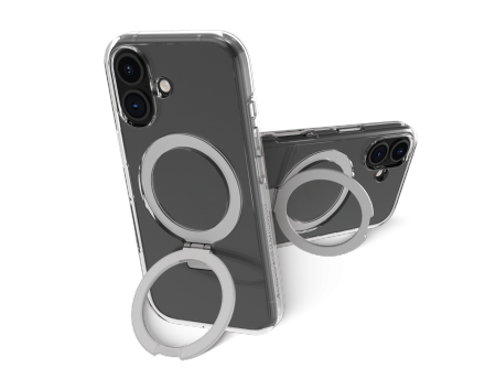 dbramante1928 Iceland Ultra D3O MS Kick - obudowa ochronna z podstawką do iPhone 16 kompatybilna z MagSafe (clear)