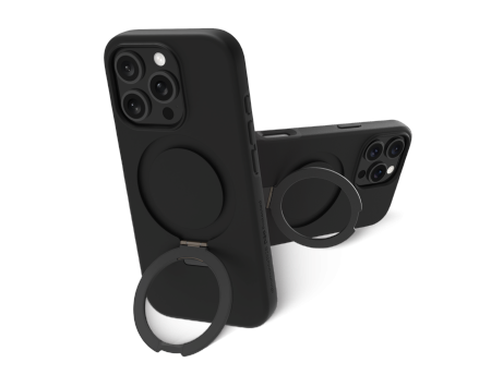 dbramante1928 Iceland Ultra D3O MS Kick - obudowa ochronna z podstawką do iPhone 16 Pro Max kompatybilna z MagSafe (black)