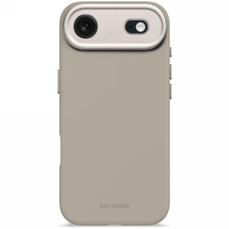 Decoded AntiMicrobial Silicone Backcover - silikonowa obudowa ochronna do iPhone 17 Air kompatybilna z MagSafe (soft taupe)