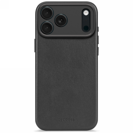 Decoded Leather Backcover - skórzana obudowa ochronna do iPhone 17 Pro kompatybilna z MagSafe (black)