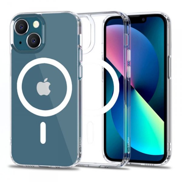 ETUI PLECKI CASE NAKŁADKA TECH-PROTECT  MAGMAT MAGSAFE IPHONE 13 MINI CLEAR