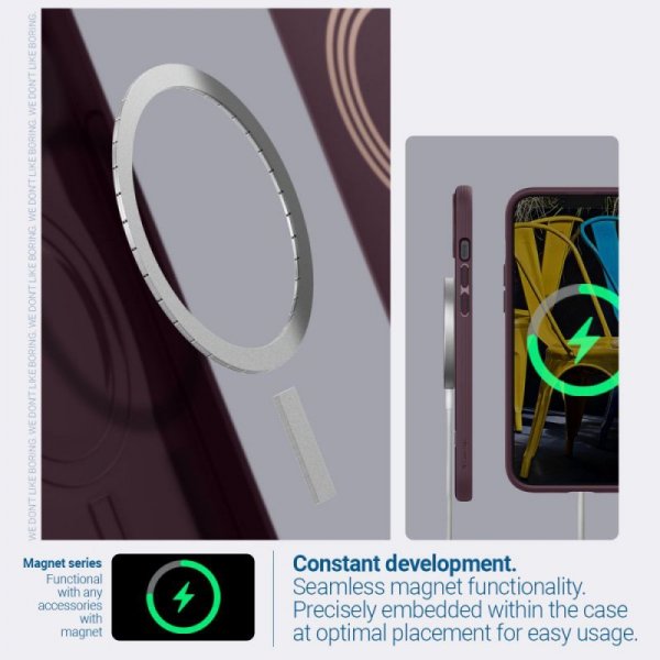 CASEOLOGY PARALLAX MAG MAGSAFE IPHONE 14 PLUS / 15 PLUS BURGUNDY