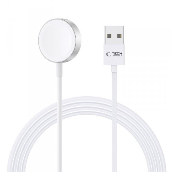 TECH-PROTECT ULTRABOOST MAGNETIC CHARGING KABEL  120CM APPLE WATCH WHITE