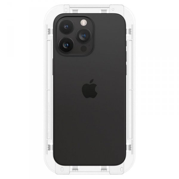 SZKŁO HARTOWANE SPIGEN GLAS.TR ”EZ FIT” IPHONE 15 PRO MAX CLEAR