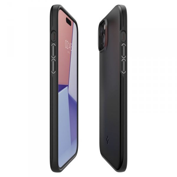 ETUI SPIGEN  THIN FIT IPHONE 15 BLACK