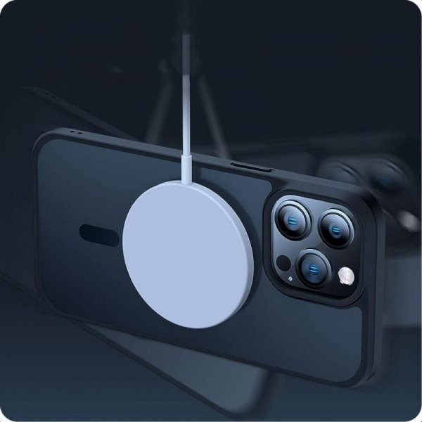 ETUI PLECKI CASE NAKŁADKA TECH-PROTECT  MAGMAT MAGSAFE IPHONE 7 / 8 / SE 2020 / 2022 BLACK/CLEAR